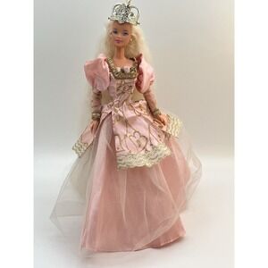 Rapunzel Barbie Doll Jewel Crown Long Blond Hair 1997 Mattel 17646